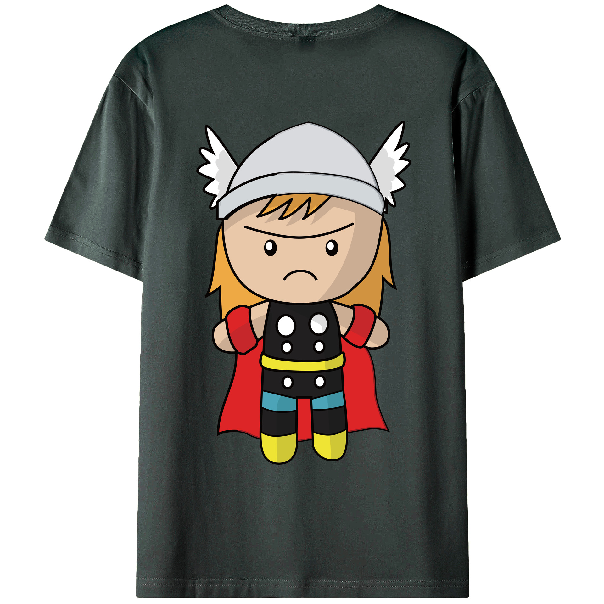 （画像用） アベンジャーズ The Avengers 綿100％ メンズ半袖Tシャツ（バックプリント） 通気性